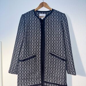 Elegant Black and White Women's Jacket